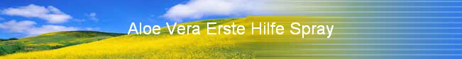  Aloe Vera Erste Hilfe Spray 